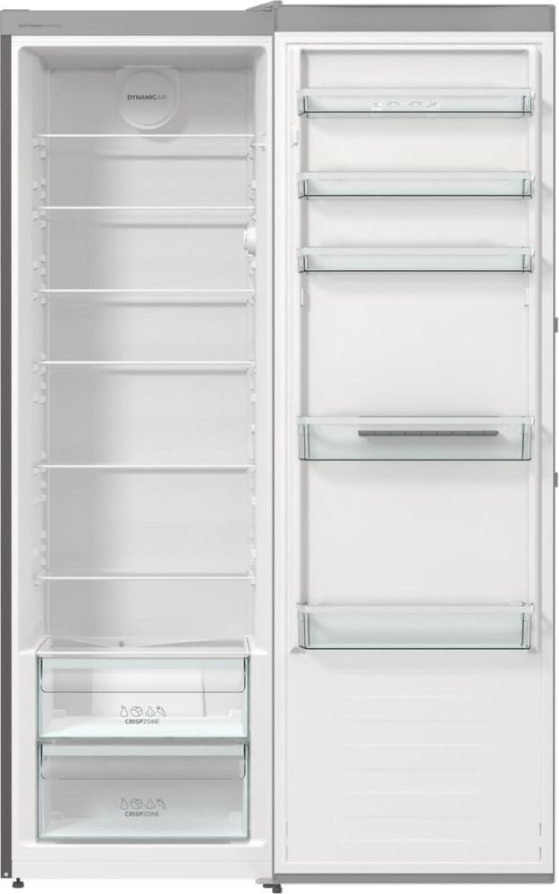 Gorenje R619 EES5 - Réfrigérateur 398L - 185cm - Refroidissement Dynamique - Inox/Argent
