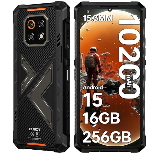 CUBOT Kingkong ES 3 Rugged Smartphone Android 15, 10200mAh/33W Batteria,