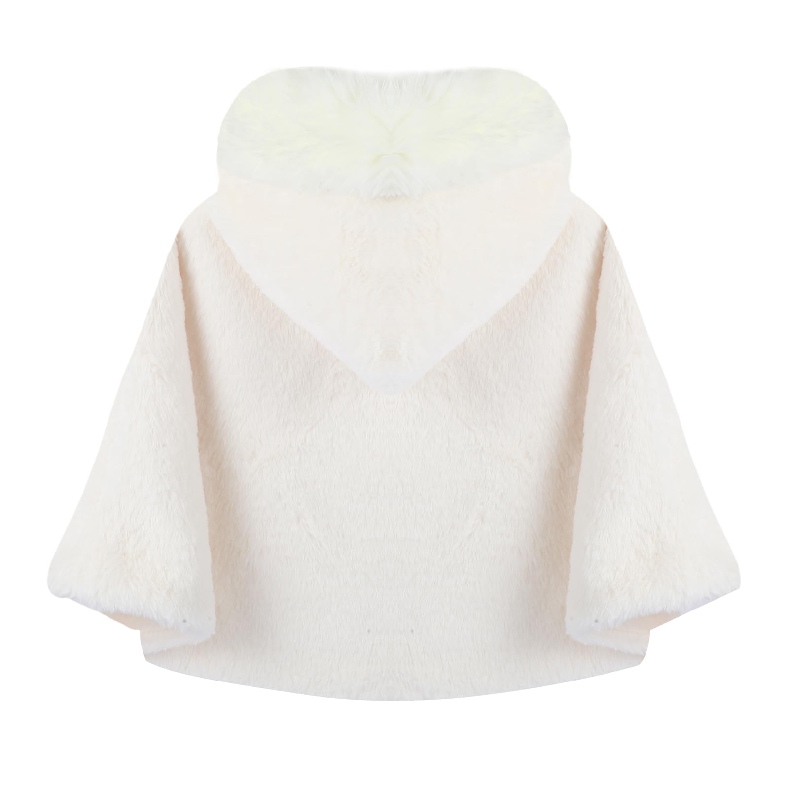 Proumhang Mantello da Bambina con Cappuccio,Poncho Invernale,Scialle all'aperto,Giacca con Cappuccio,Mantello da Principessa,Bebè Bambini Neonati Tuta da Neve