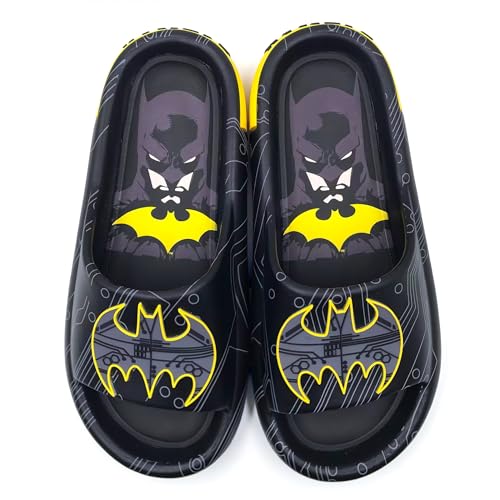 Ground Up Batman Bat Signal Men's Cloud Comfort Foam Slide Sandals