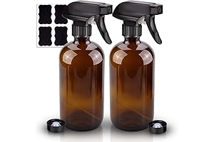 Wedama 16 oz Amber Glass Spray Bottles: The Prime Choice for Sustainable Spraying Needs