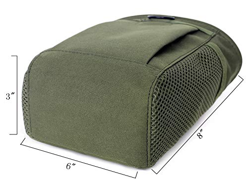 Tacticool POUCH-03-G Tactical Molle Drawstring Magazine Dump Pouch, Adjustable Military Utility Belt Fanny Hip Holster Bag Outdoor Ammo Pouch thumb #2