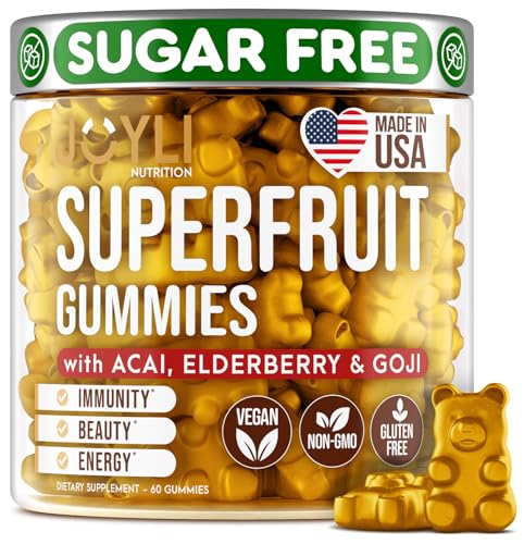 Joyli Nutrition SF468934 Joyli Superfruit Gummies - Sugar-Free Fruit Multivitamin Gummies cover