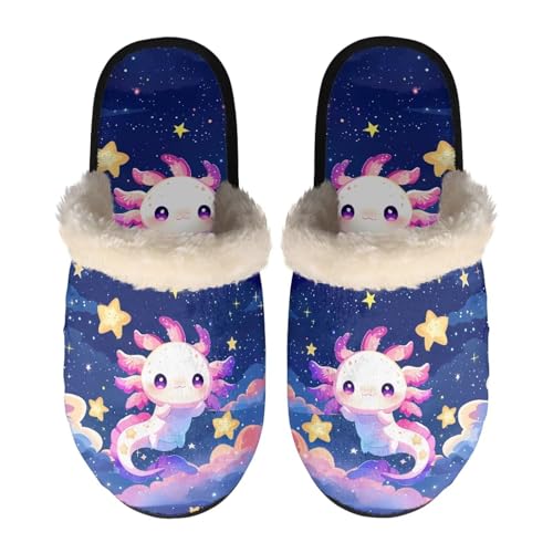 FOR U DESIGNS Christmas Slippers Comfy House Slippers for Women Girls Indoor Fuzzy Slippers Winter Warm Home Slippers