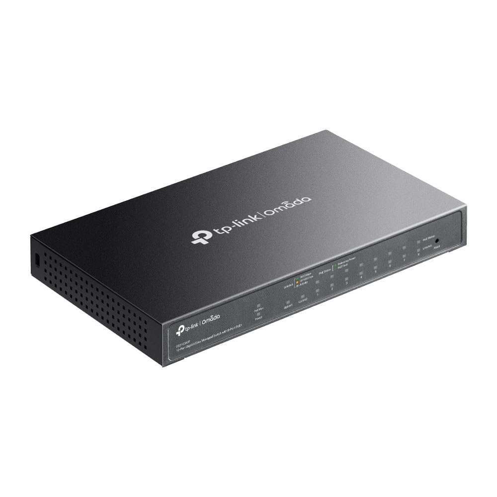 Amazon.com: TP-Link Omada 8 Port Gigabit Easy Managed, PoE Switch