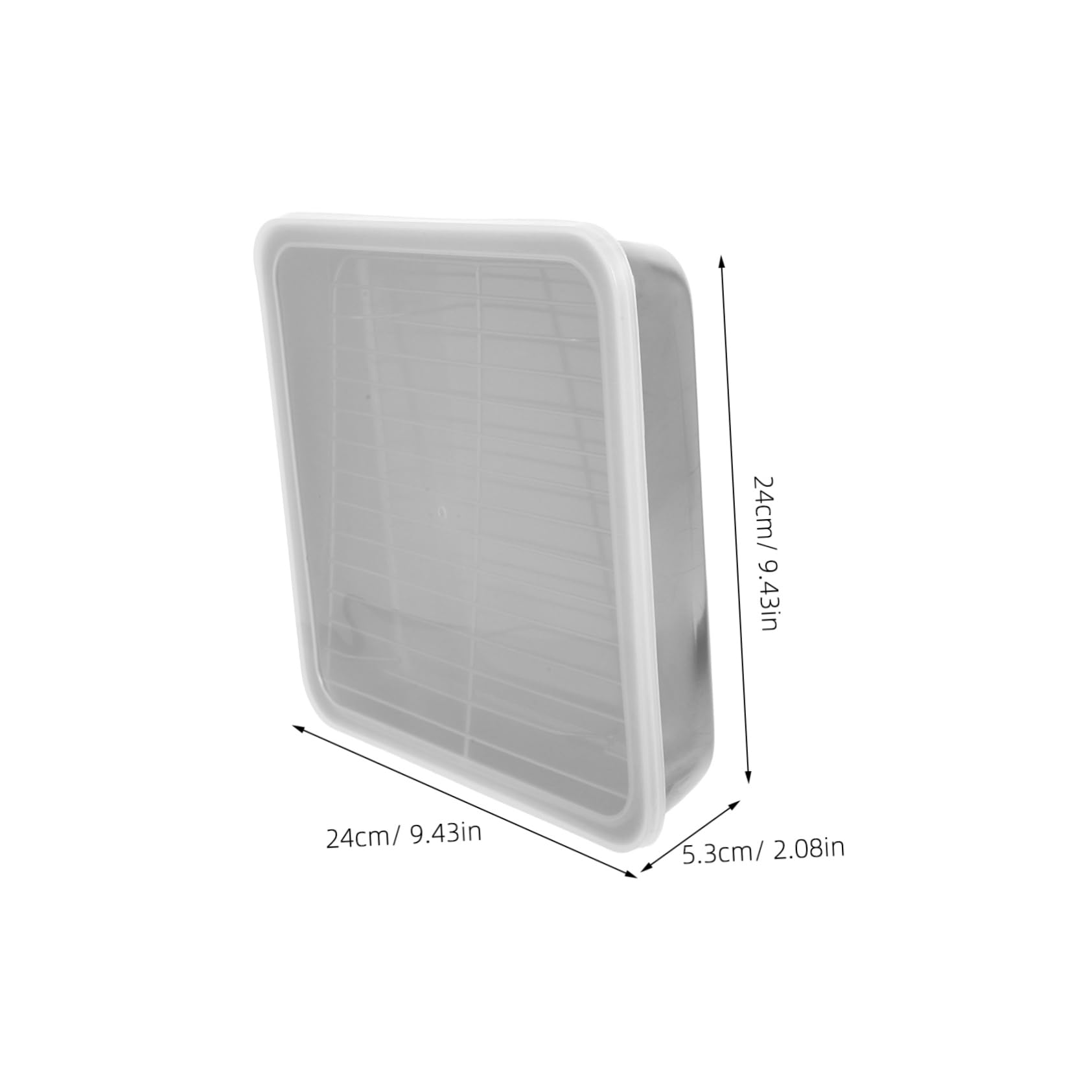 KALLORY 1Set Stainless Steel Roasting Pan with Lid and Cooling Rack Baking Pan for Oven Space Saving Kitchen Organizer Bin Easy to Clean Nonstick Bakeware for Bbq and Food