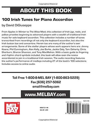 100 Irish Tunes for Piano Accordion - Thumbnail 2
