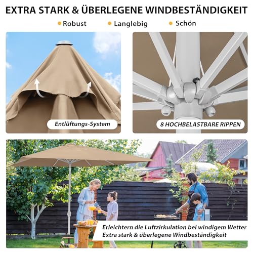 Paramondo interpara Ombrellone da Giardino