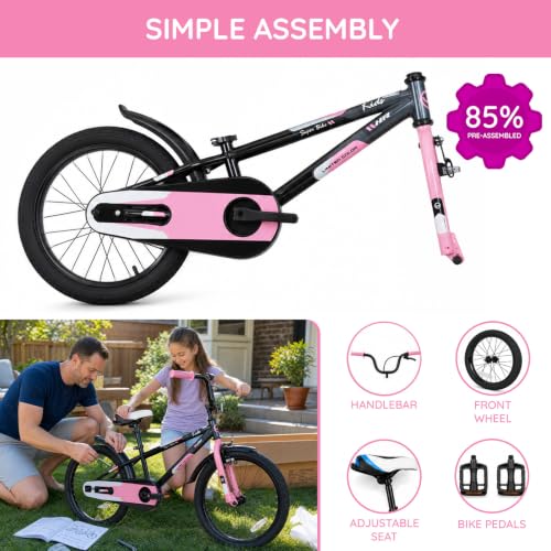 Yventix 20 Inch BMX Style Kids Bike