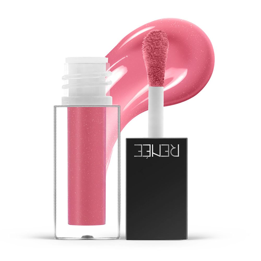 RENEE Hot Sauce Plumping Lip Gloss - Mauve Pepper, Ultra Glossy Finish, Lightweight & Nourishing, for Fuller Juicy Lips, Jojoba Oil, Sweet Almond Oil & Vitamin E Infused-picture-30