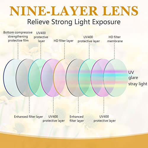 8 Pack Retro Daisy Sunglasses for Women Flower Mound Festival Sunglasses Floral Party Sunglasses Eyewear Costume Accessories3