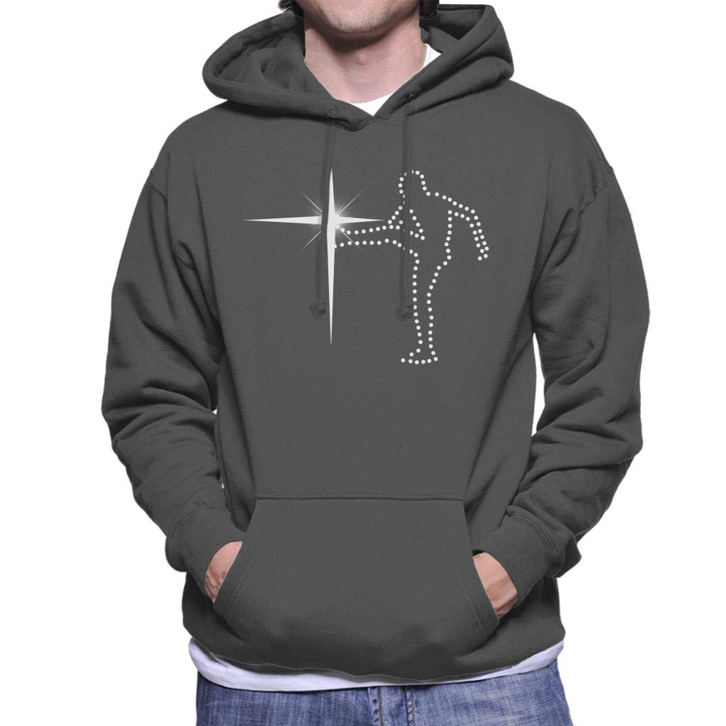 Cloud City 7 Men's Charcoal Old Grey Whistle Test Hooded Sweatshirt