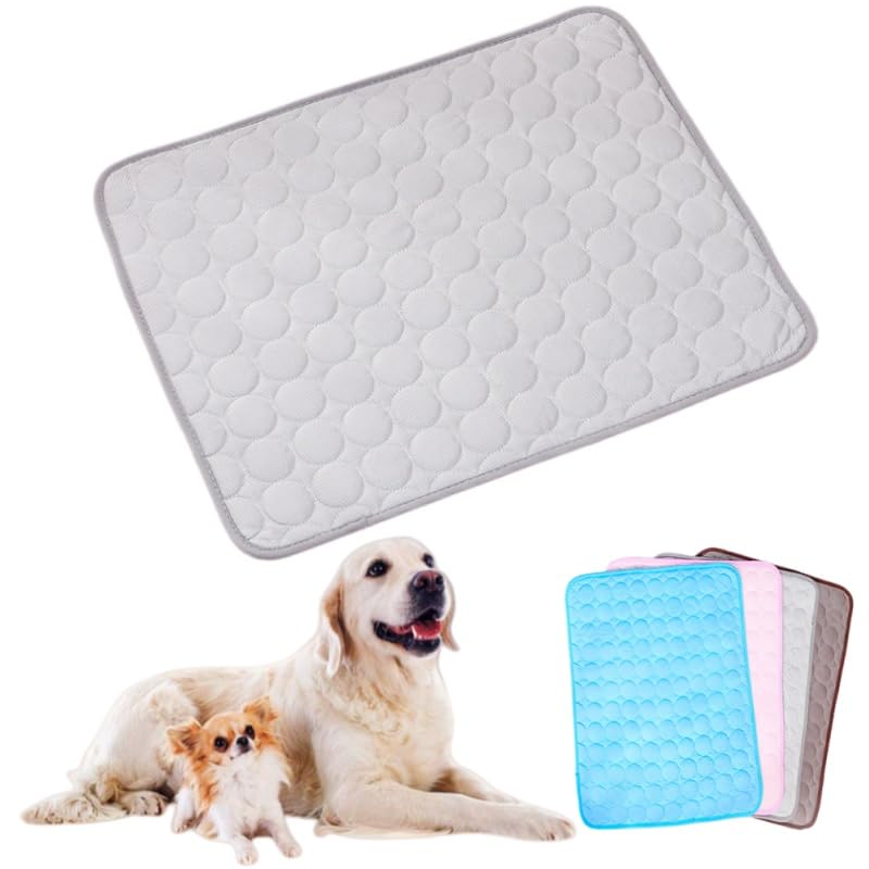 The Dog Hub Arctic Cooling Dog Mat Foldable Self for Dogs & Cats, for Indoor/Outdoor Use