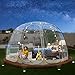 Alvantor 15' x 15' Pop Up Bubble Tent - Weatherproof Screen House for Patios - Cold Protection Camping Tent - Beige