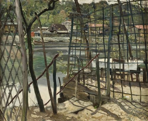 Tableau Toile Paysage de Meudon d'Art Peterssen Peinture Décorative Premium