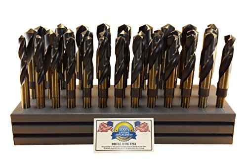 Drill Hog Silver & Deming Drill Bit Set Index 33 Pc 1/2-1" #TOP1