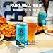 Athletic Brewing Company Craft Non Alcoholic Beer, Vegan IPA & Hazy IPA, Low Calorie Brews, 6 Run Wild, 6 Free Wave, 12 Pack, 12 FL Oz Cans