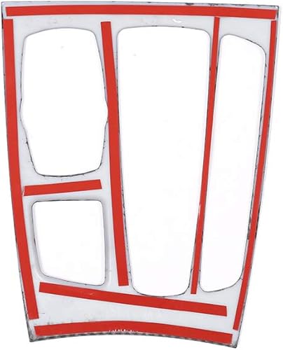 Miniatura 7 de YIWANG Cubierta de panel de cambio de engranajes de control central interior estilo fibra de carbono para BMW X5 F15 2014 2015 2016 2017 2018, X6