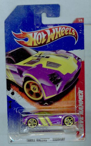 Hot Wheels 2011-191/244 Thrill Racers Highway 5/6 Nerve Hammer escala 1:64