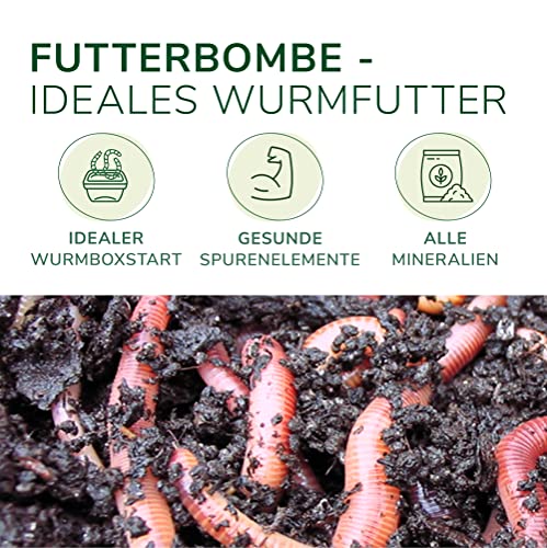 Natursache Worm Treat 2 kg I Natürlicher Appetitanreger für alle Wurmarten I Für EIN perfektes Wurmfutter in Wurmkiste, Wurmfarm, Wurmkomposter etc.