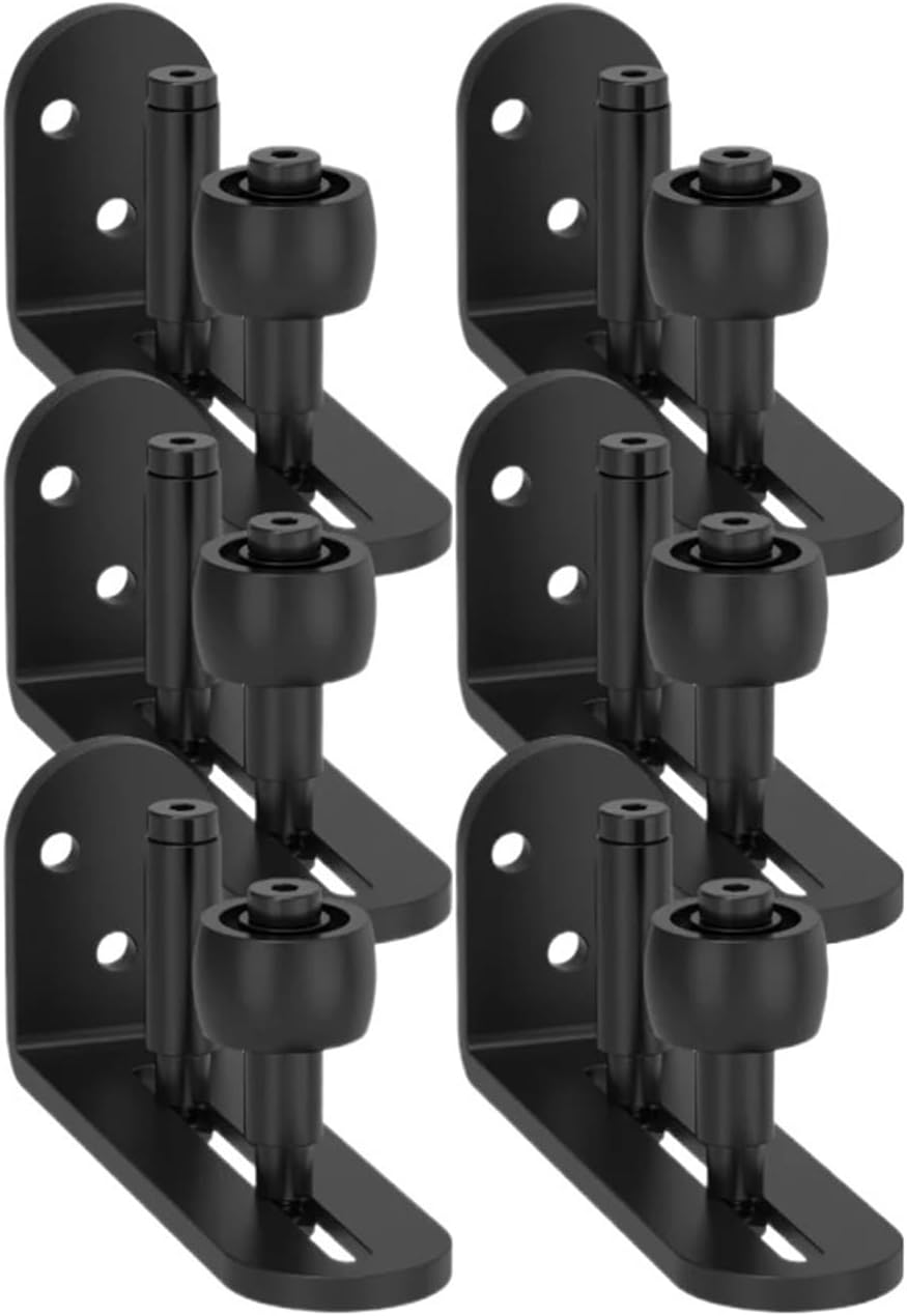 Full Extension Drawer Slides 6pcs Sliding Adjustable Carbon Steel Bottom Roller Kit Hardware Accessory