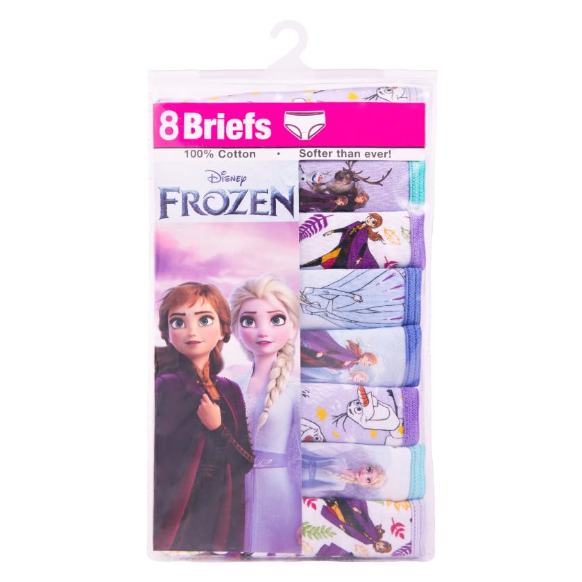 Handcraft Girls Panties Frozen, Toy Story, Baby Shark, Wonder Woman Underwear 8-Pack Toddler/Little Kid/Big Kid Briefs4