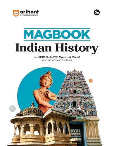 Image of Arihant Magbook Indian History | 3rd Edition | For UPSC, State PCS (Prelims & Mains) & Other Competitive Exams | For Exam 2025-26 | English Medium