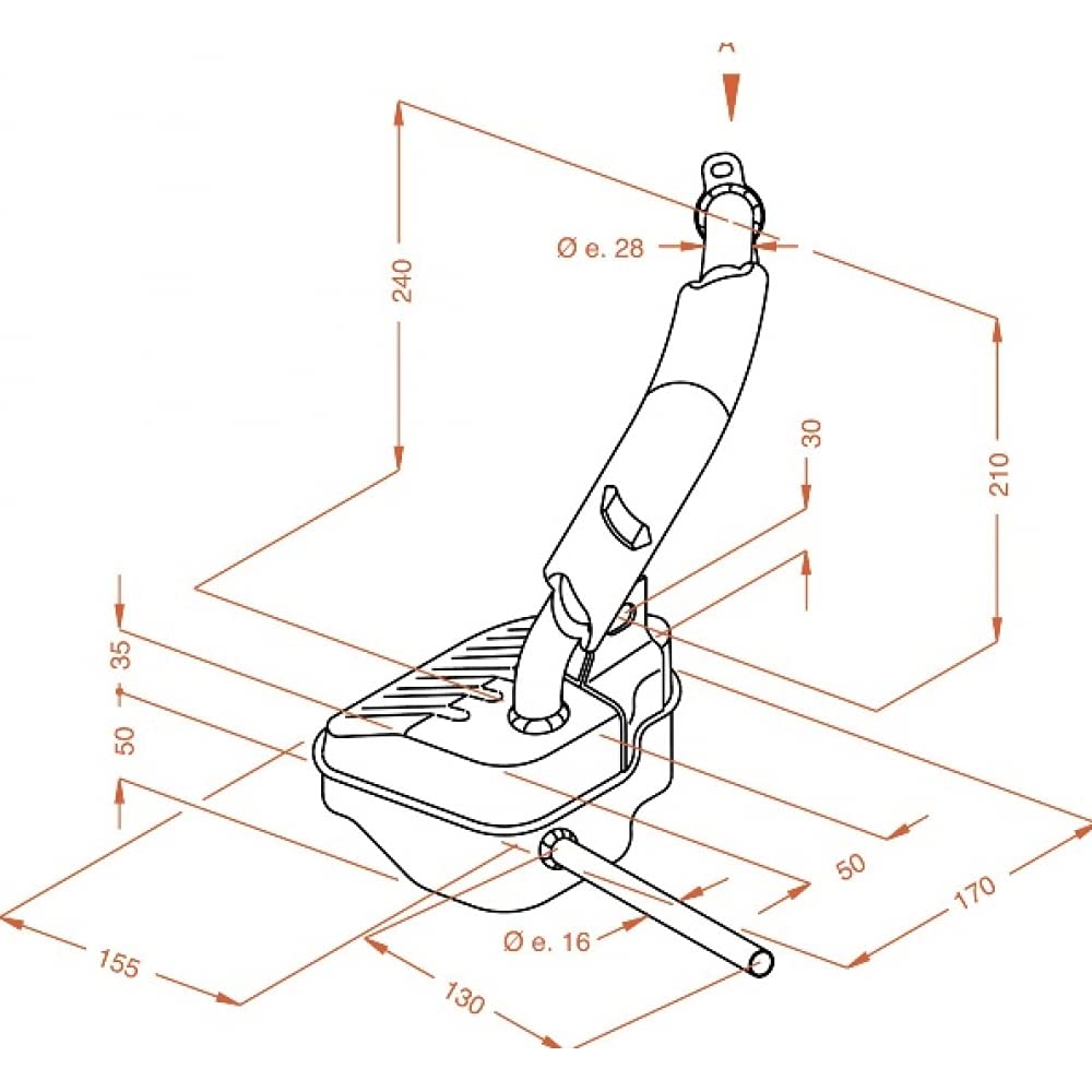 Auspuffanlage LeoVince Komplettanlage SITO mit Zulassung, Stahl für Piaggio Vespa 50 / Special / 125 Primavera