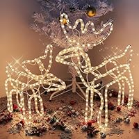 Amazon.co.jp: iimono117 イルミネーションライト 屋外 トナカイ