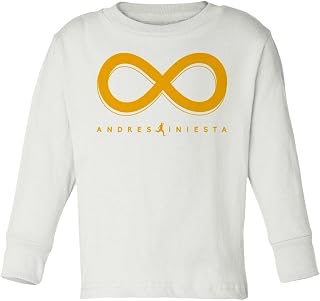 Soccer Legend Retirement 8 Infinite Iniesta Farewell Toddler Long Sleeve T-Shirt