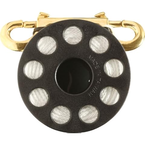 SEAC Reel Carrete Spool con Mosquetón y Cabo Blanco de Acero Inoxidable de 30m Cover