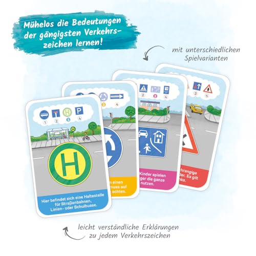 Trötsch Lernquartett Verkehrszeichen: Kartenspiel Gedächtnisspiel Lernspiel