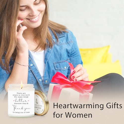 Image of Thank You Gifts for Women, Retirement Gifts, Lavender Candle 7Oz