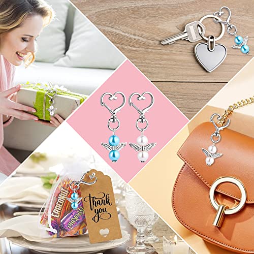 24 Pezzi Portachiavi Angelo con Sacchetto in