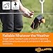 Gallagher S12 Solar Electric Fence Charger | Portable Livestock Fence Energizer with Lithium Battery | Powers 4 Miles or 18 Acres | 0.12 Joules | Off-Grid Solar Fence Charger with Built-In Grounding
