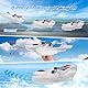 Sunowl RC Flugzeug, 3 Kanälen Ferngesteuertes Flugzeug für Wasser Land & Luft, Amphibisches RTF RC Plane mit Gyroskop, 2 Batterien, 2,4 GHz Ferngesteuert für Erwachsene Kinder Anfänger