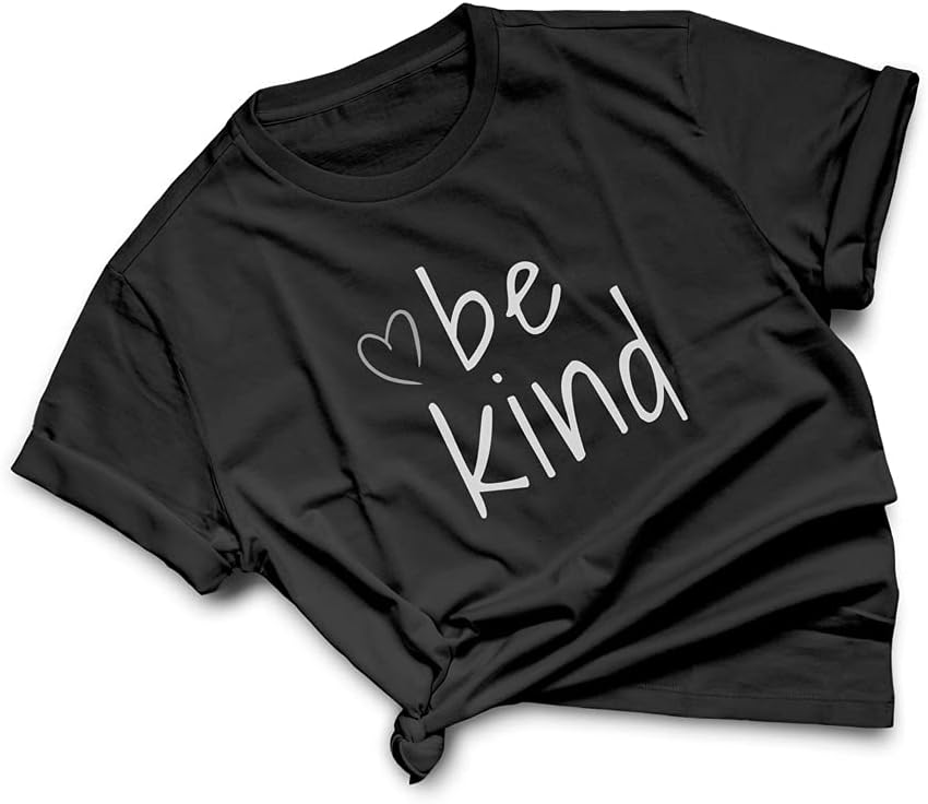 GotPrint Be Kind T-Shirt, Funny Inspirational Saying Graphic Tees, Cute, Kindness, Blessed Shirt, Summer Tops, Teacher Shirts
