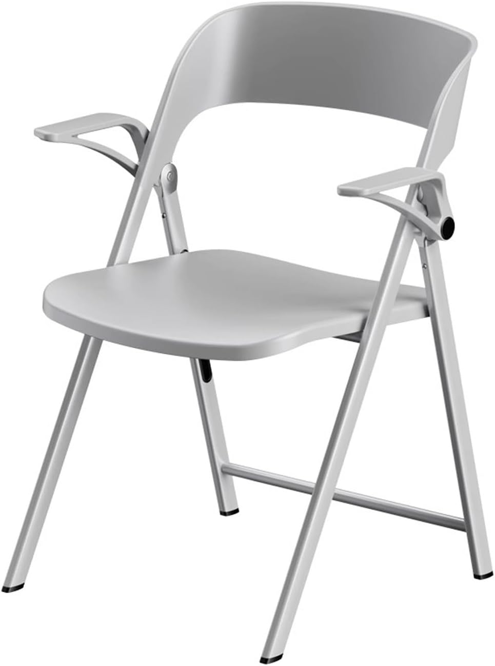 Folding Chairs, Folding Dining Chairs Steel Frame, Foldable Chairs Indoor for Indoor and Outdoor, for Bedroom Patio Party Event(Gray)