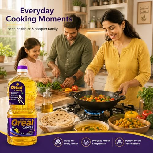 Image of Oreal Cooking Oil - Canola, 2L Bottle