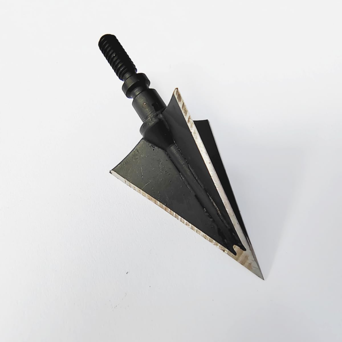 Arrowheads Hunting Broadheads with 3 Fixed Blades 100 Grain Screw-in Archery Compatible with Crossbows Bolts,Recurve and Compound Bow Arrows