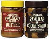 Variety Pack - Trader Joe's Speculoos Cookie Butter (1 Crunchy and 1 Cocoa Swirl) - Total of 2 Jars.