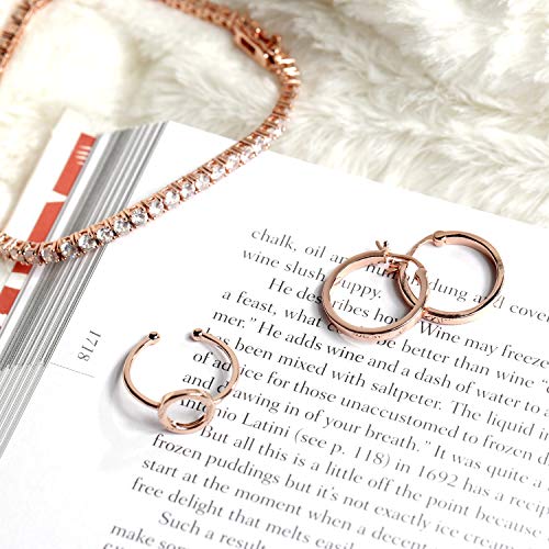 PAVOI 14K Gold Karma Open Circle Ring | Gold Plated Adjustable Rings for Women | Stackable Rings4