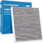PHILTOP Cabin Air Filter, Replacement for CF12157, Camry, RAV4, Corolla, RX350, Prius, ES350, Avalon, CX-9, ES300h, RX450h, highlander, etc, Premium Cabin Filter with Activated Carbon Filter