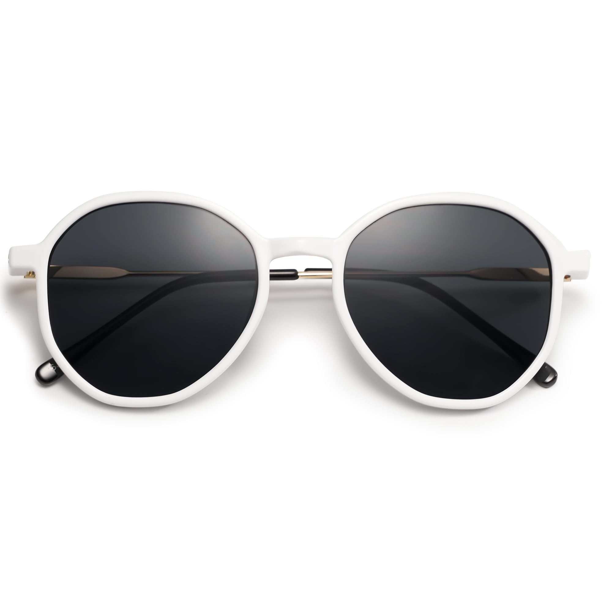 Trendy Designer Hexagon Round Sunglasses for Women Fashion Big Shades Geometric Women Sunglasses SJ2181