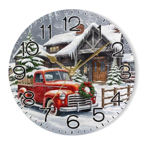 Reloj de pared redondo silencioso ALAZA 10 pulgadas miniatura 7