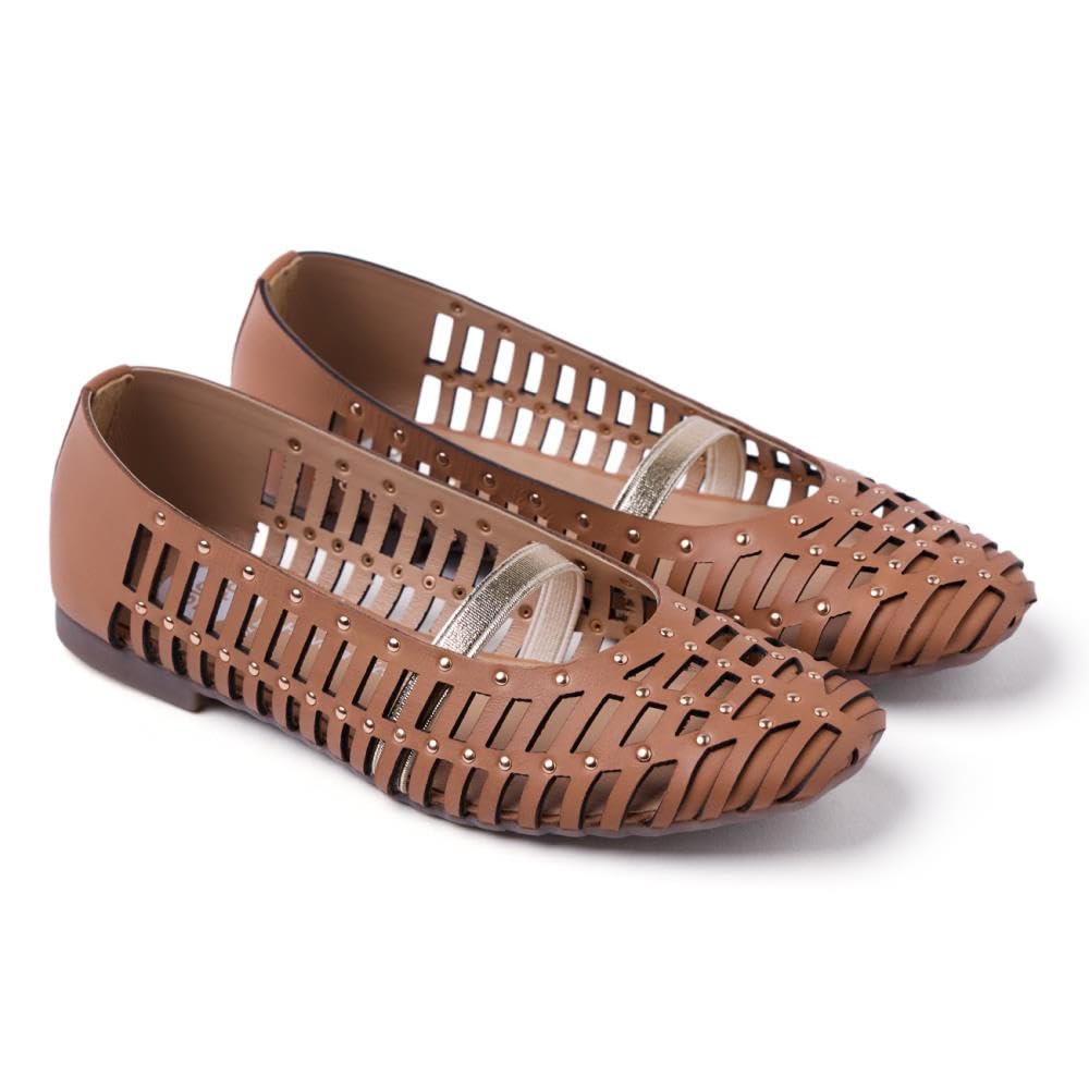 GIOSEPPO Palayan Mary Jane Flat, Camel, 13.5 UK Child
