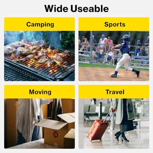 Extra Large Duffle Bag for Travel - 100L Duffel Bag for Men Gear Bag for Storage Foldable Weekender Bag for Overnight Camping, Black (1 Pack, 100 L)4