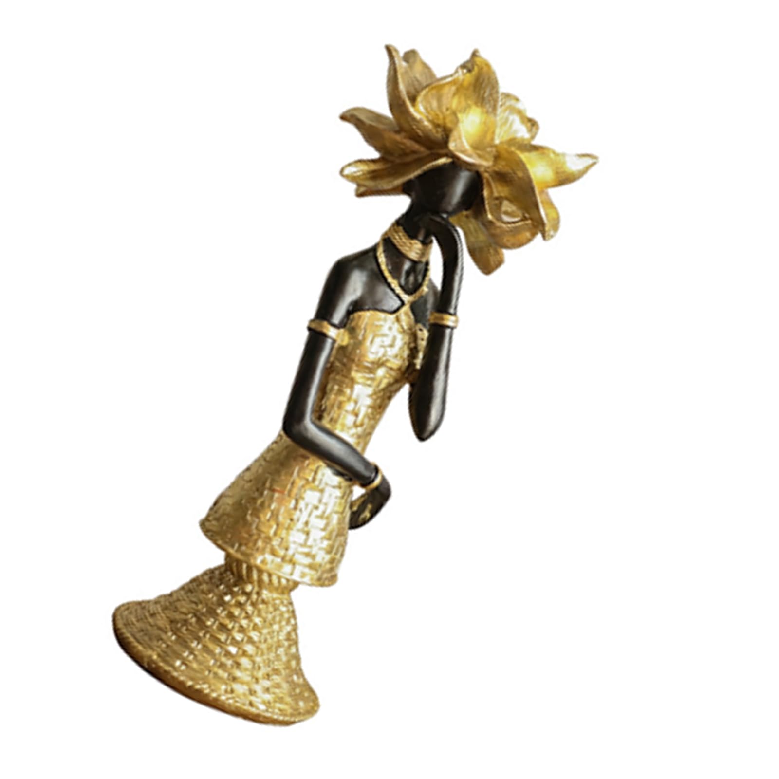 Kaeltsyn Art Sculpture Living Room Home Decor Tribal Woman Figurine Tribal Art Figurines