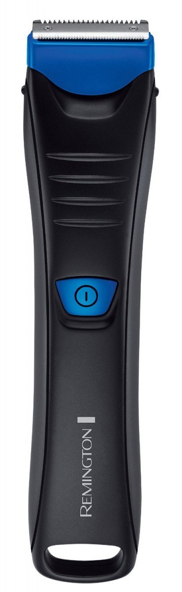 Remington Haartrimmer Intimbereich & Körper [hautfreundlich & sicher bis 0,2mm ohne Hautirritationen] 2 Klingen, 100% wasserfest inkl 3 Aufsteckkämme (2,4,6mm) Haarschneidemaschine, Rasierer, BHT250, Schwarz