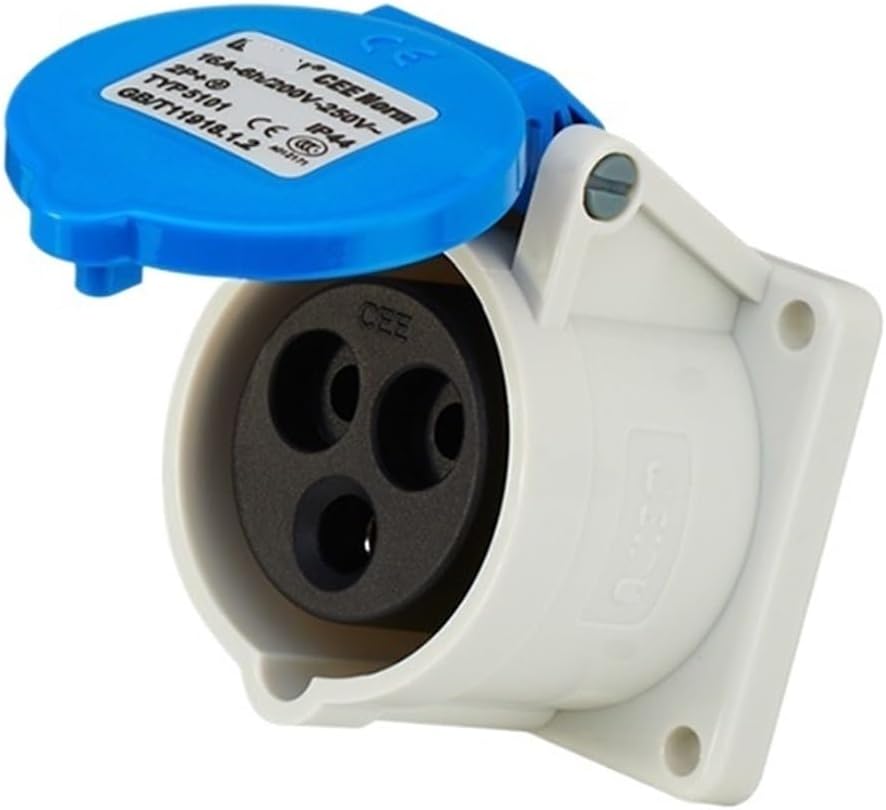 Industrial plug 16A 3-core light and dark installation seat TYP231 Aviation connector TYP281(Concealed straight seat TYP5101)